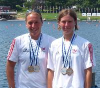 Sam Rippington and Lisa Suttle - August 20th, 2009 - Canoeing Medals